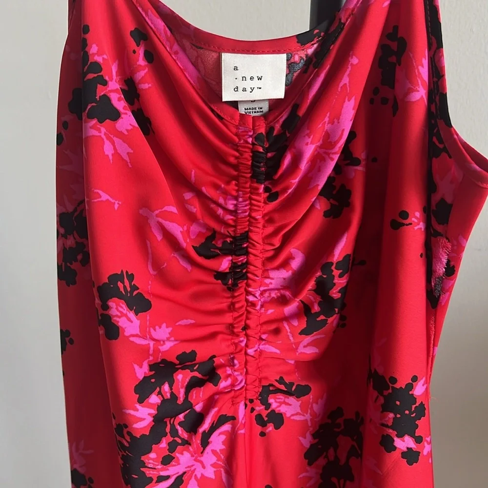 Target Ruched Slip Dress - Picture 2 of 4